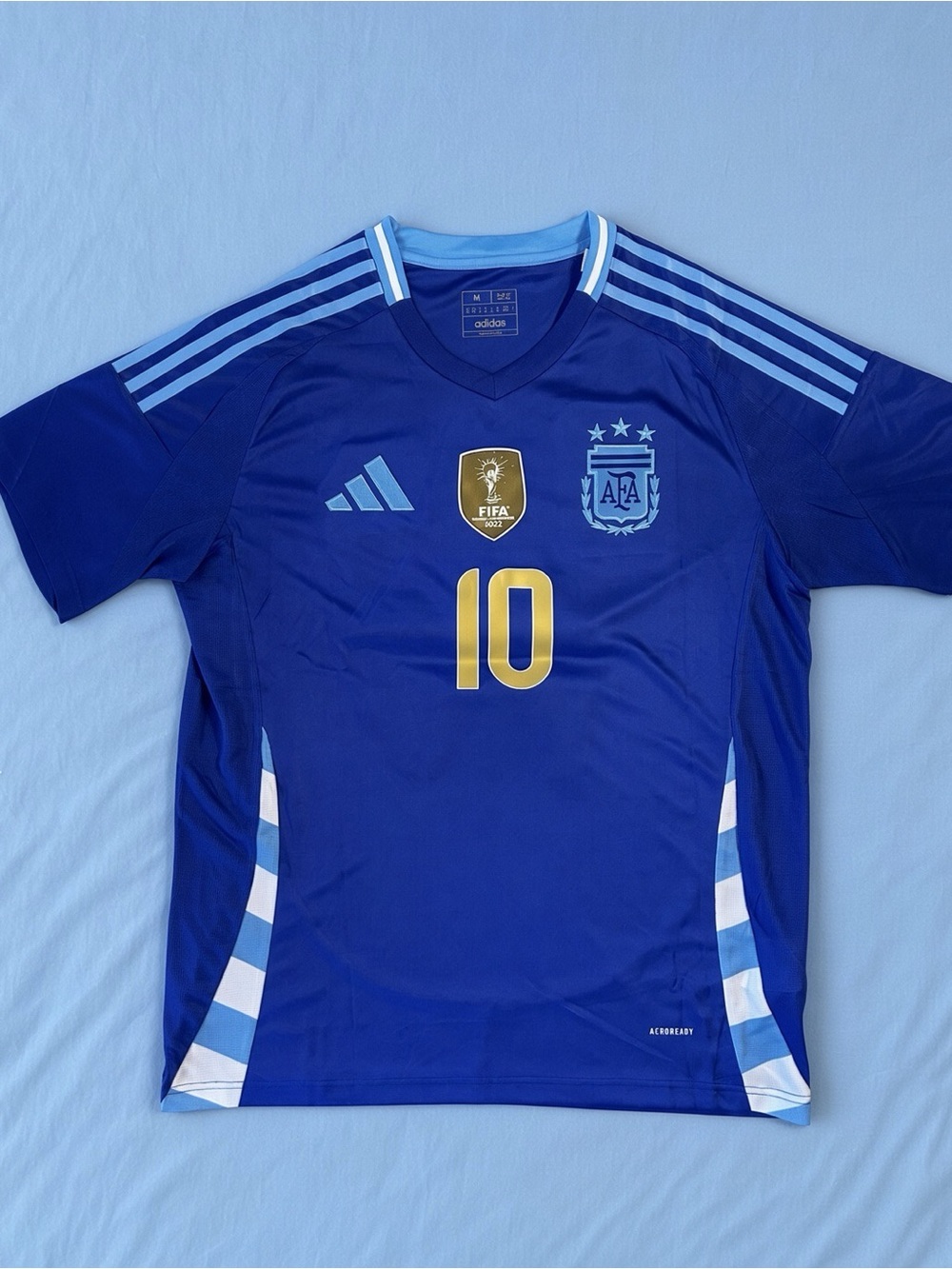 adidas Messi Blue Argentina #10 Soccer Jersey